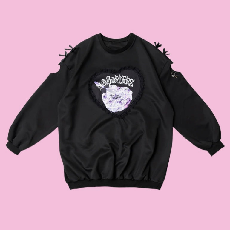 “Love Punk” Black/Black Sweatshirt