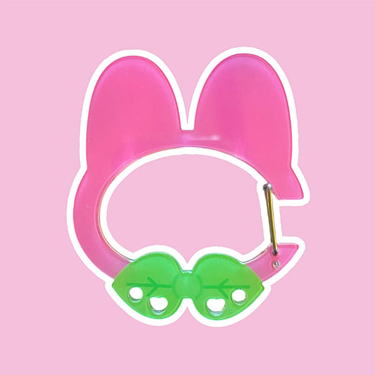 Ichigo Rabbit Head Carabiner