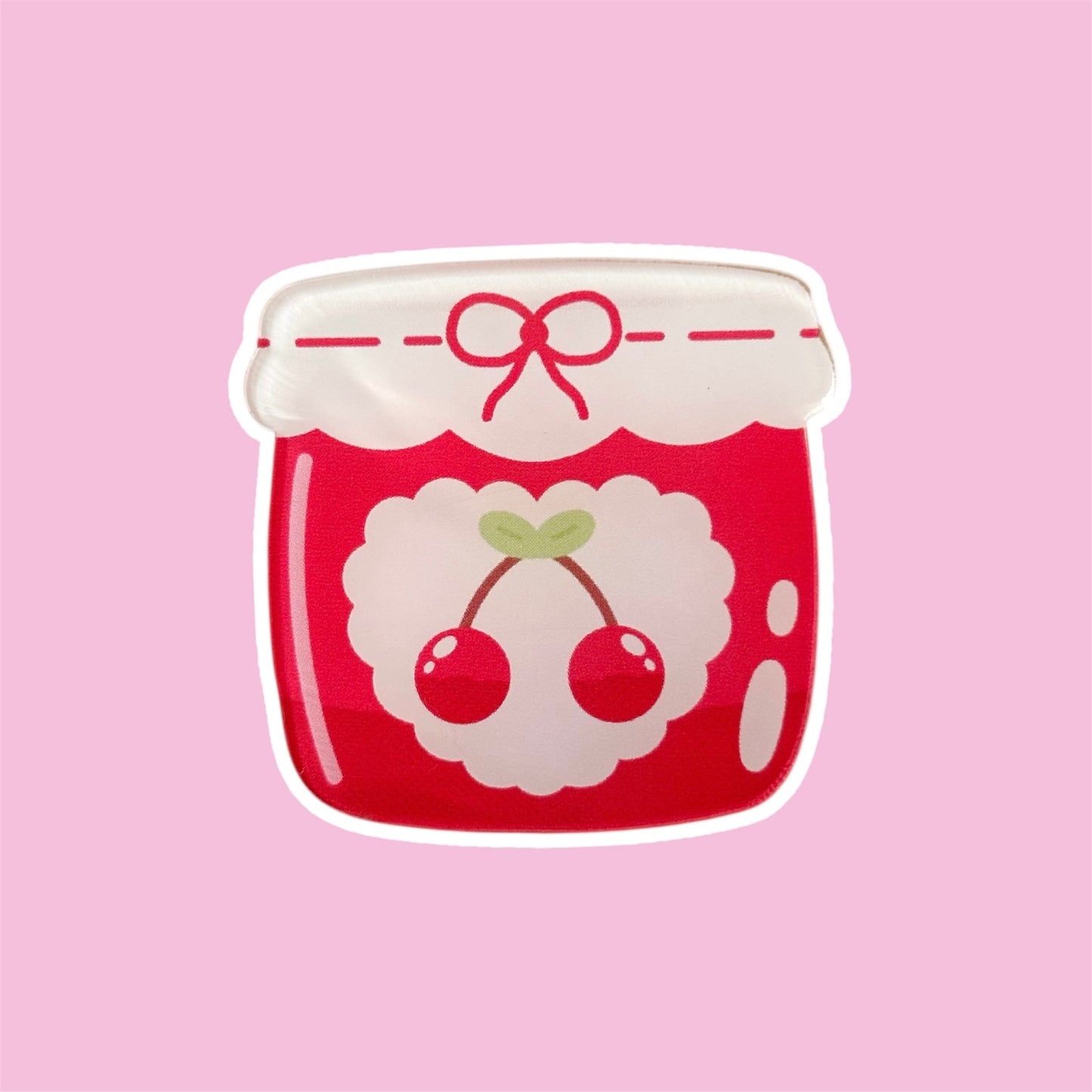 Cherry Jam Acrylic Pin
