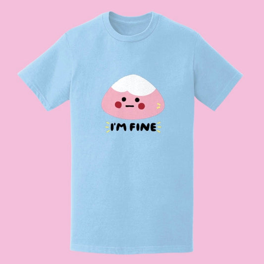 Mount Fuji “I’m Fine” Blue Unisex T-Shirt