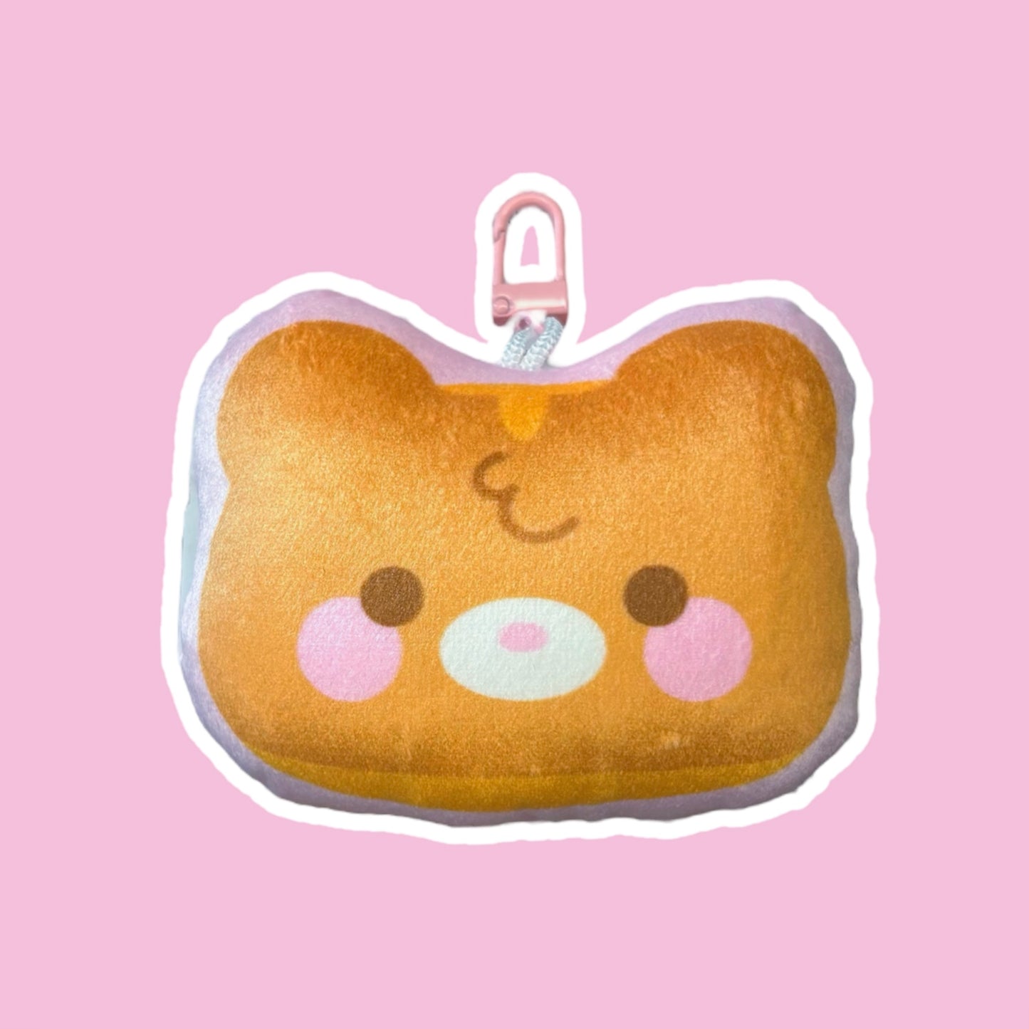 Bear-kery Bun Cushion Keyring
