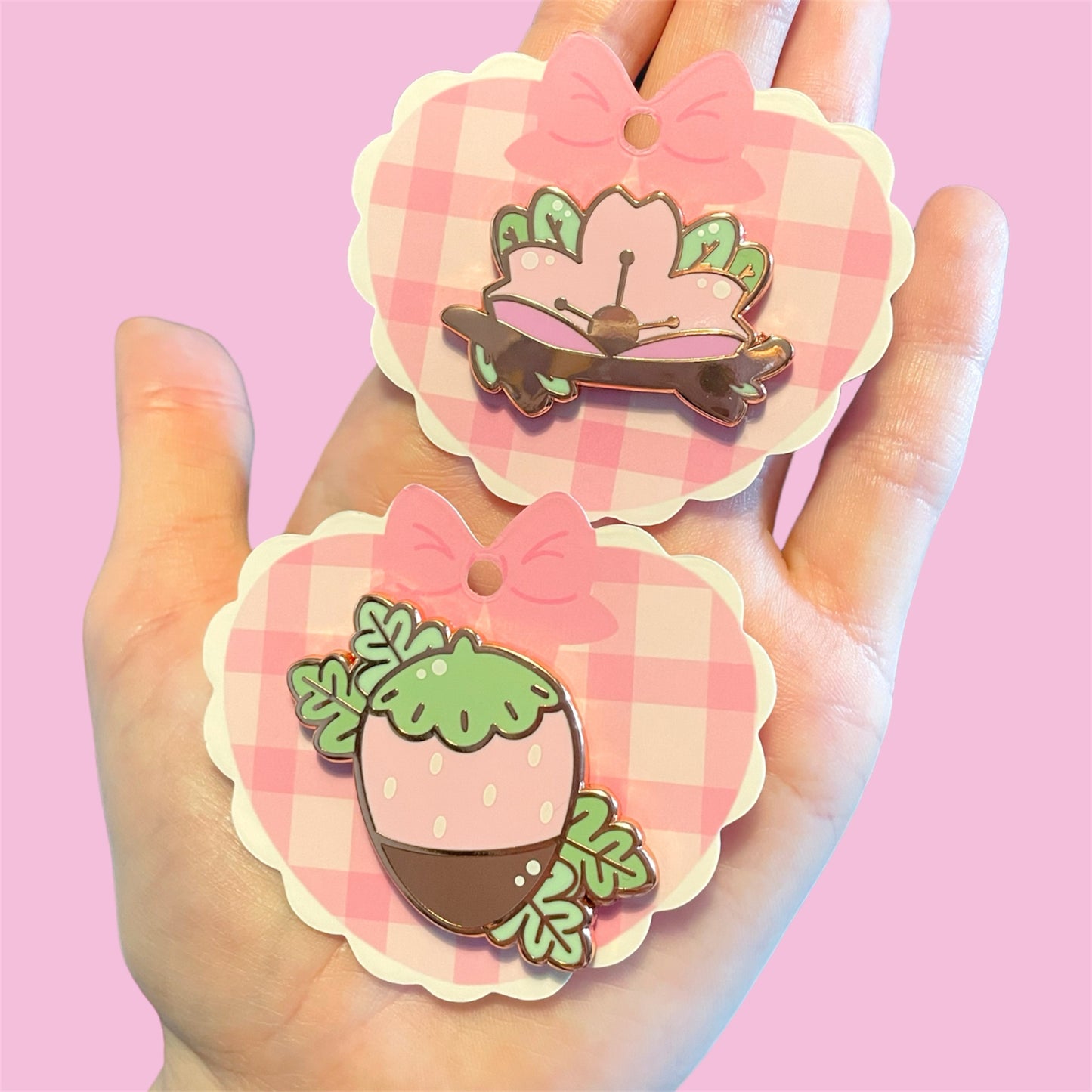 Strawberry Enamel Pin