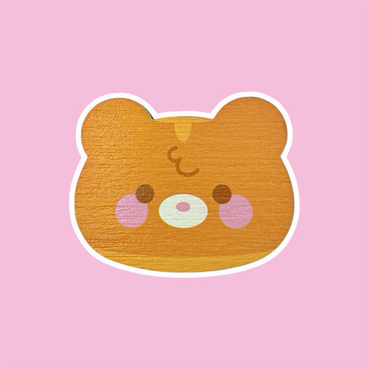 Bear-kery Bun Pin