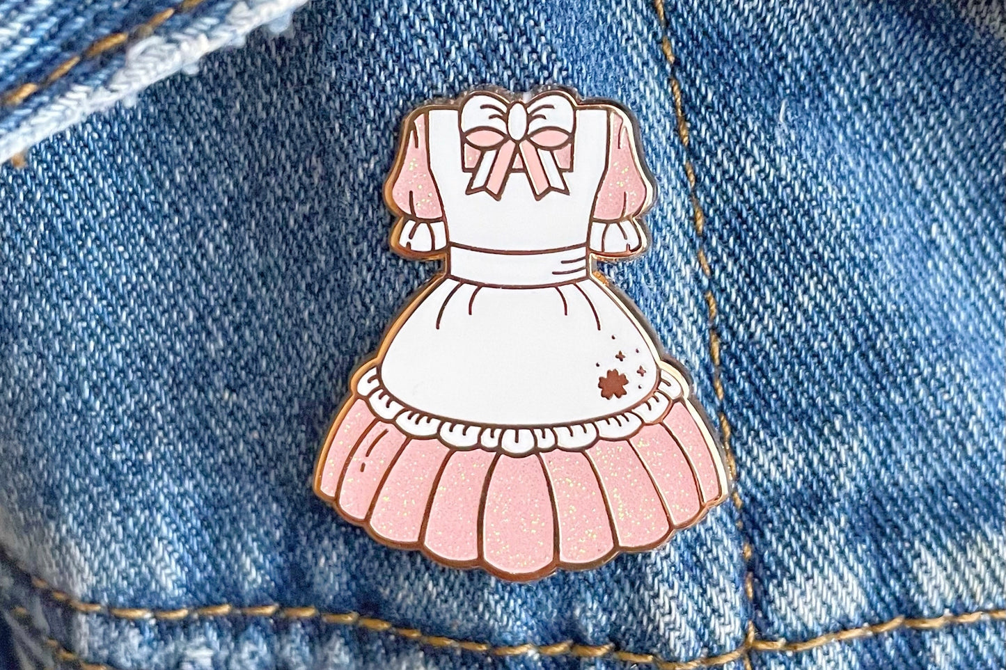 Maid Uniform Hard Enamel Pin Type A