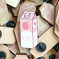 Peach MomoももMilk Carton Wooden Pin