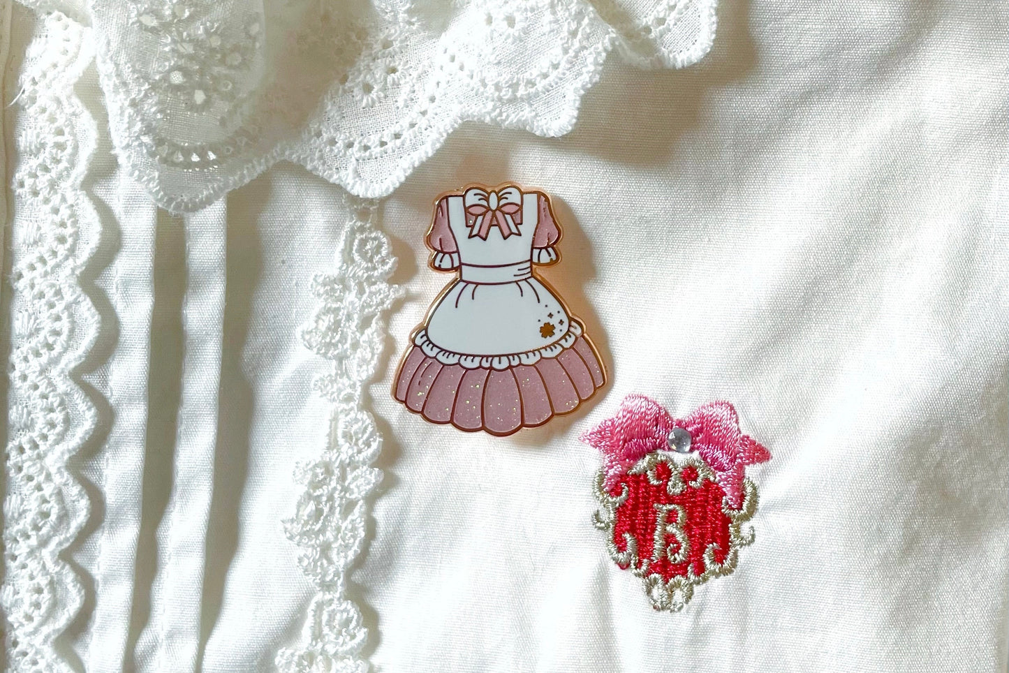 Maid Uniform Hard Enamel Pin Type A