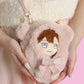 Oshikatsu Plushie Fluffy Pouch - Pink