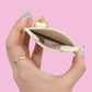 Oshikatsu Badge Case Keyring - Rabbit