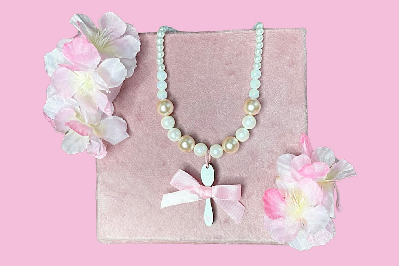 Spoonie Pearl & Bead Choker
