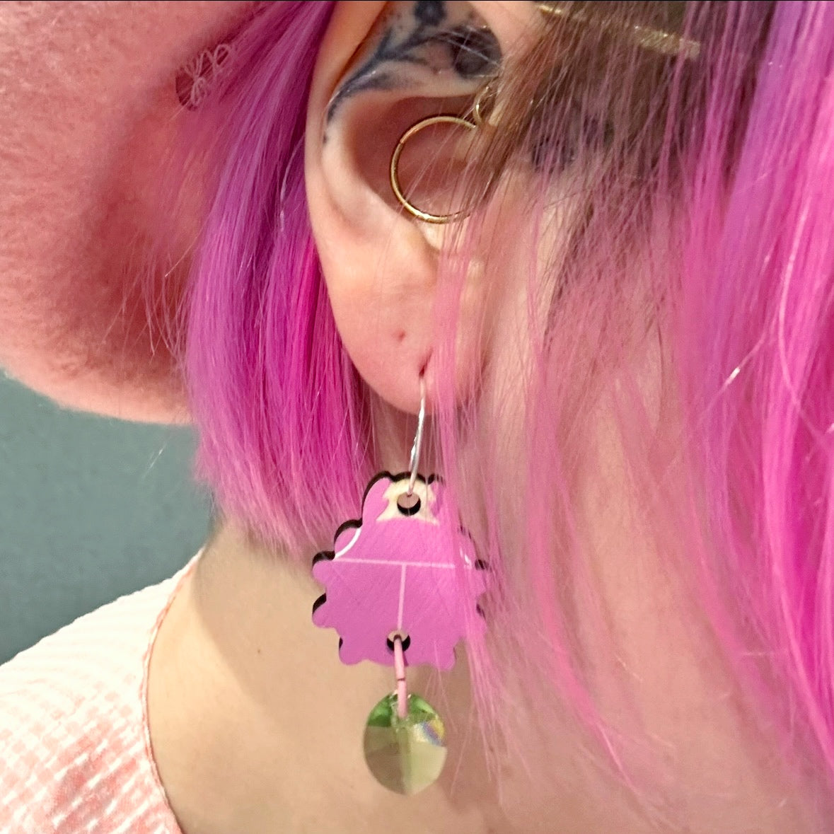 Beetle Earrings