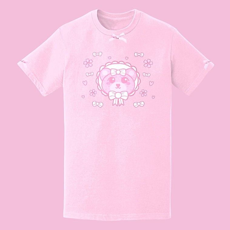 Lolita Teddy Bear Pink Unisex T-Shirt