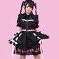 “Love Punk” Black/Pink Apron