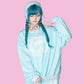 “Cat Whip” Blue Sweatshirt