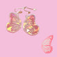 Holographic Butterfly Wing Acrylic Earrings