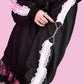“Love Punk” Black/Pink Hoodie