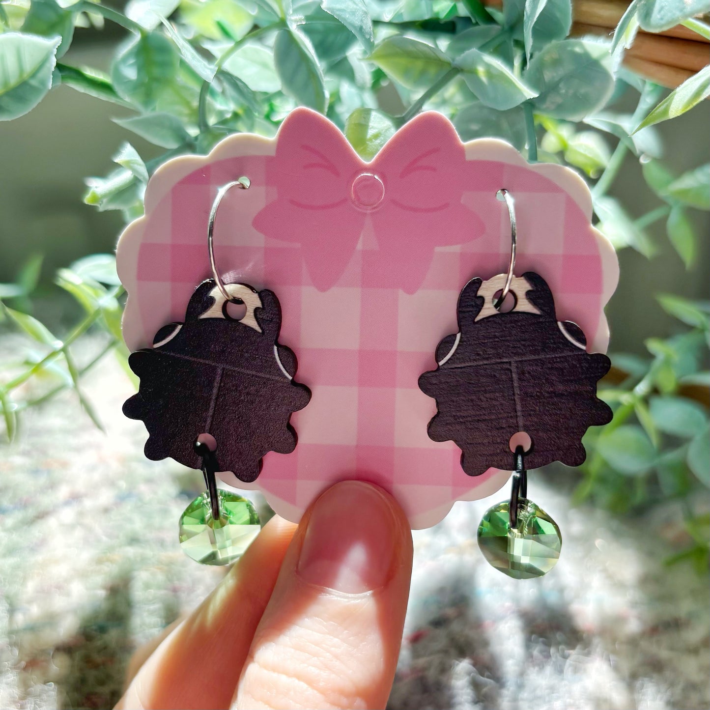 Beetle Earrings