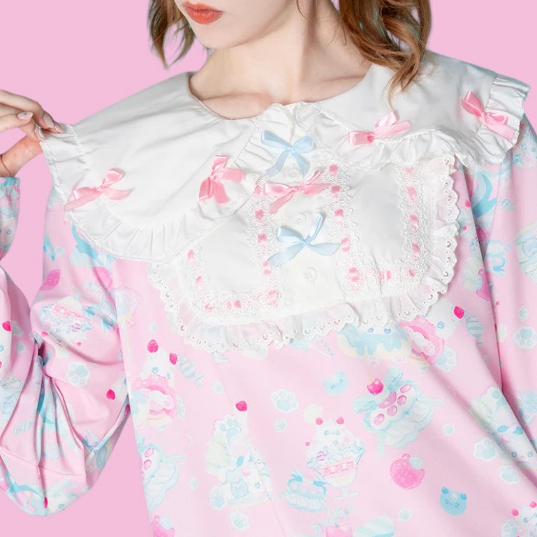 “Cat Whip” Pink One Piece