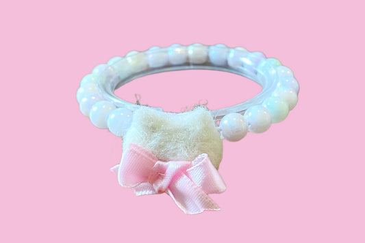 Needle Felted Cat Bracelet