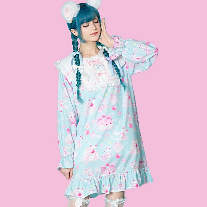 “Cat Whip” Blue One Piece