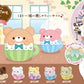 Tea Time Bear Mascot Plush - Strawberry