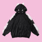 “Love Punk” Black/Pink Hoodie