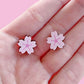 Sakura Wooden Earrings