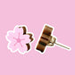 Sakura Wooden Earrings