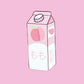 Peach MomoももMilk Carton Wooden Pin