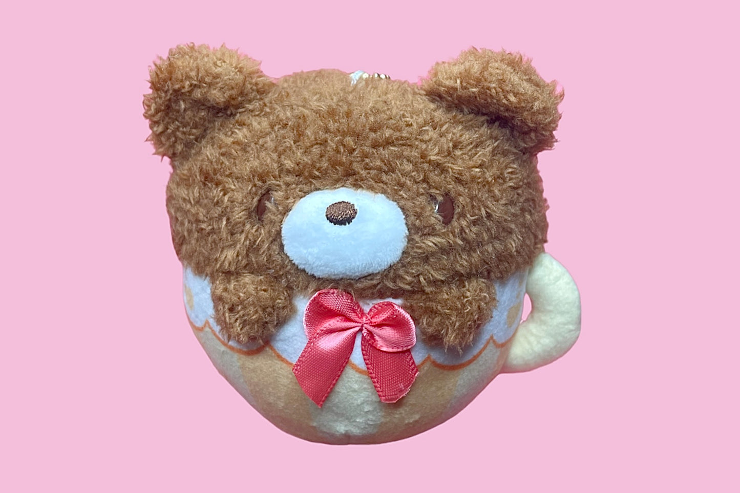 Tea Time Bear Mascot Plush - Coffee