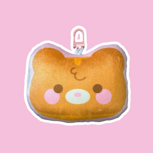 Bear-kery Bun Cushion Keyring