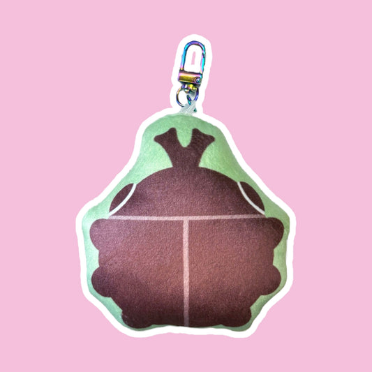 Rhino Beetle Cushion Keyring