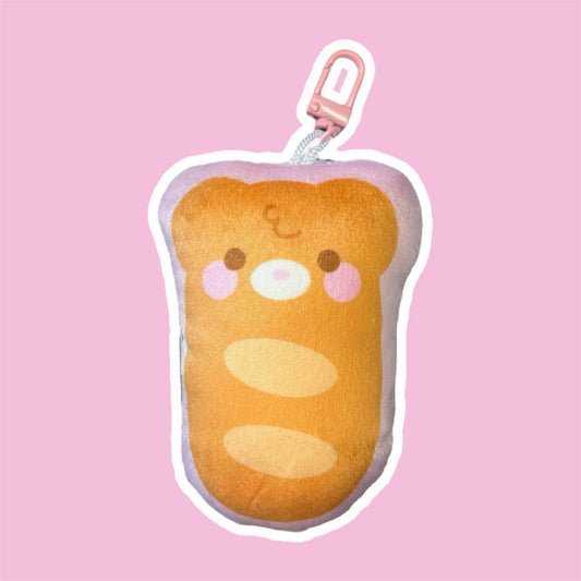 Bear-kery Baguette Cushion Keyring