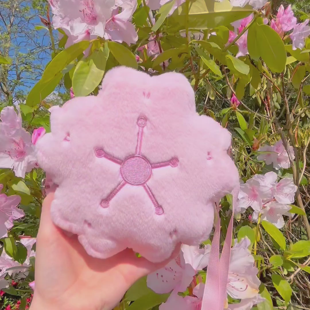 Sakura Plush Pouch Bag – StyleBySakura